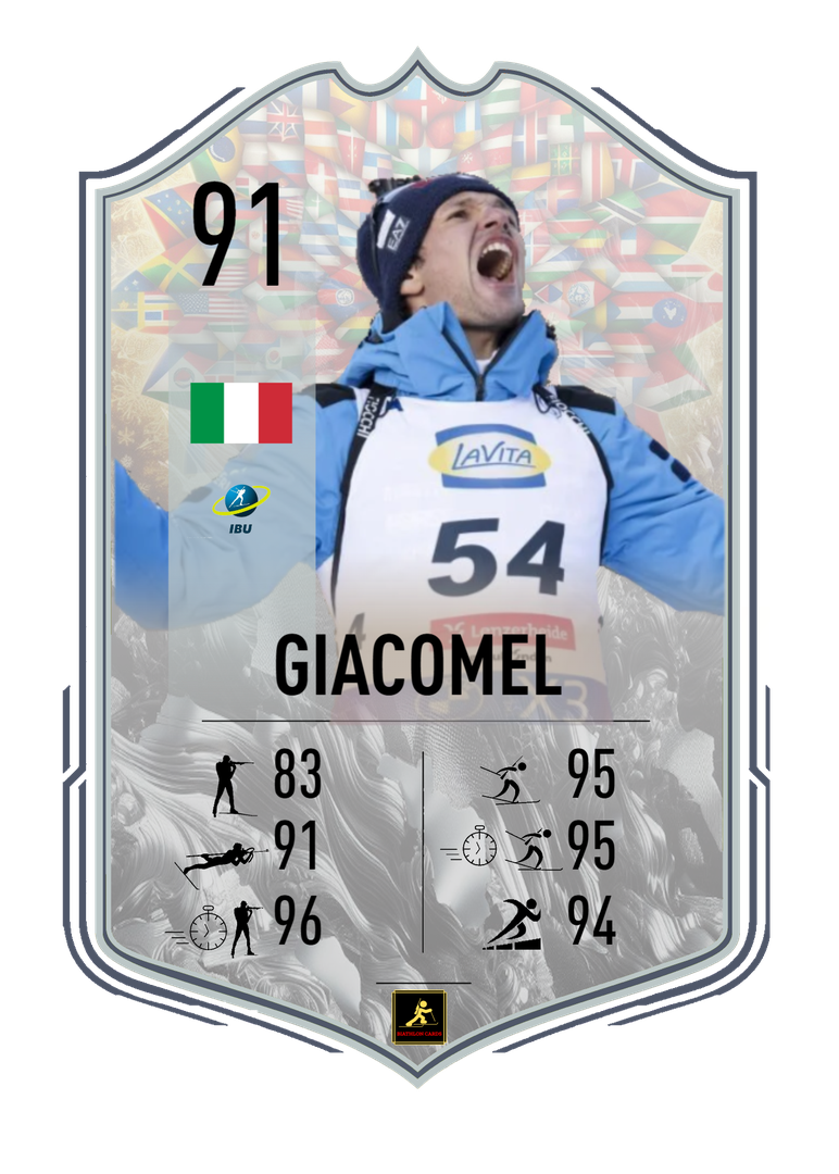 Tommaso Giacomel - Lenzerheide 2025 World Championships Star - Individual Runner-up - Biathlon Cards